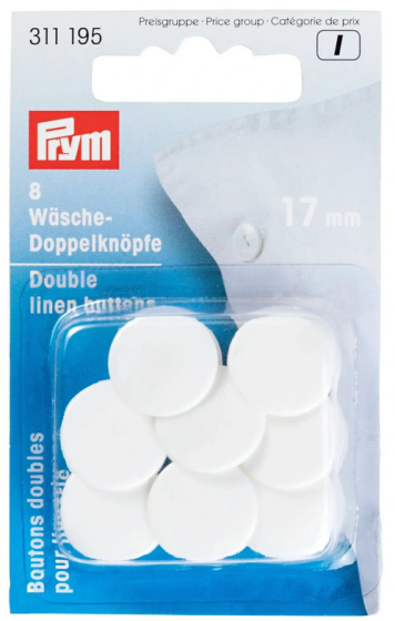 311194 Wäsche-Doppelknöpfe